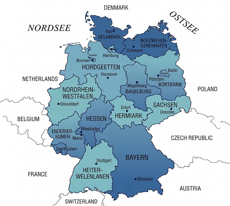 Map of Germany